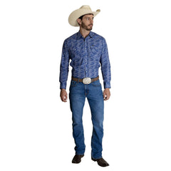 Camisa Vaquera Wrangler Hombre Retro s411