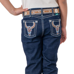 Jeans Vaquero Wrangler Niña Corte Bota 756
