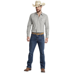 Camisa Vaquera Wrangler Hombre Slim Fit Manga Larga 846