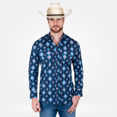 Camisa Vaquera Wrangler Checotah Hombre 969