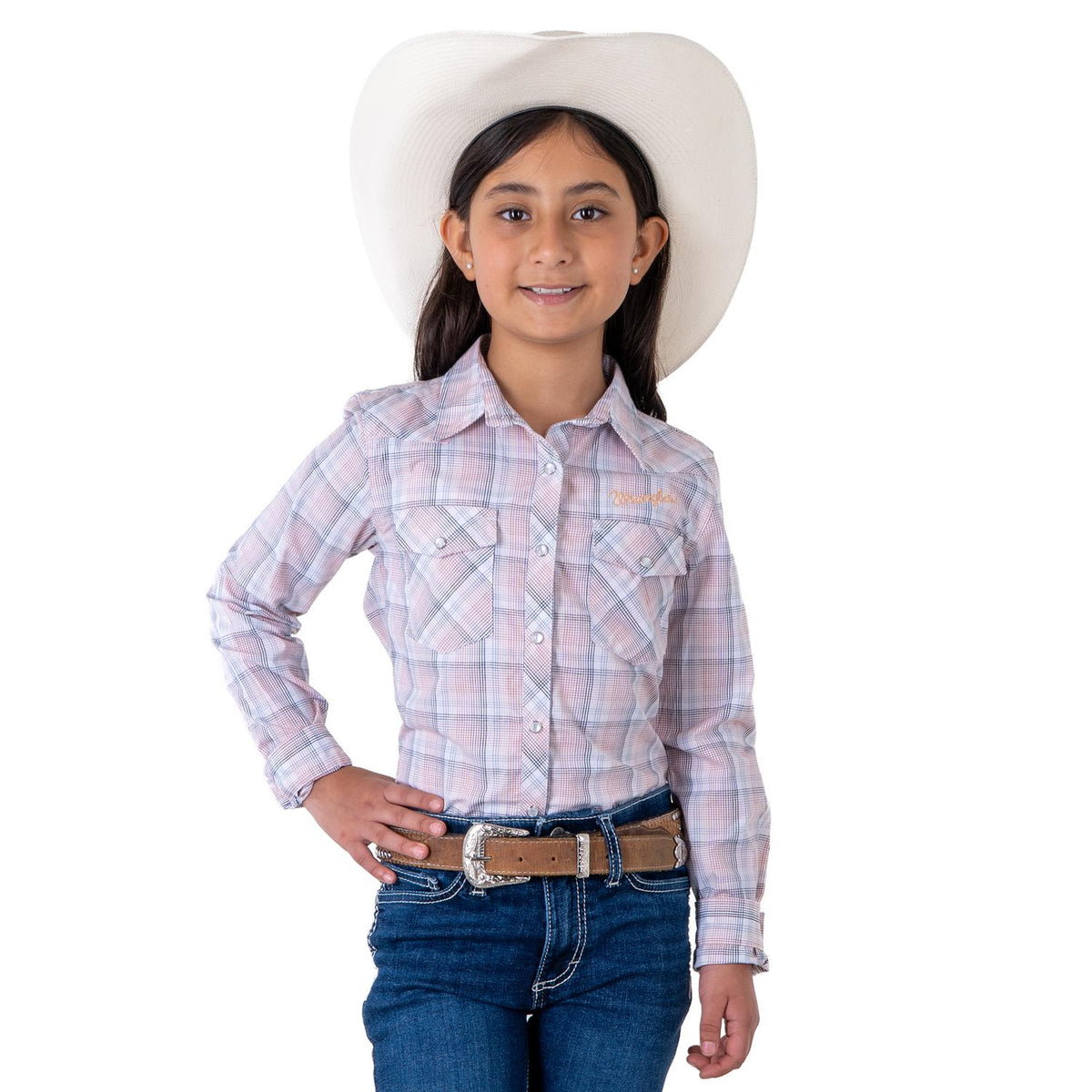 Blusa Vaquera Wrangler Niña Asiluetado 380