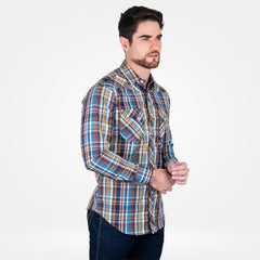 Camisa Vaquera Wrangler Western Fashion Hombre 966