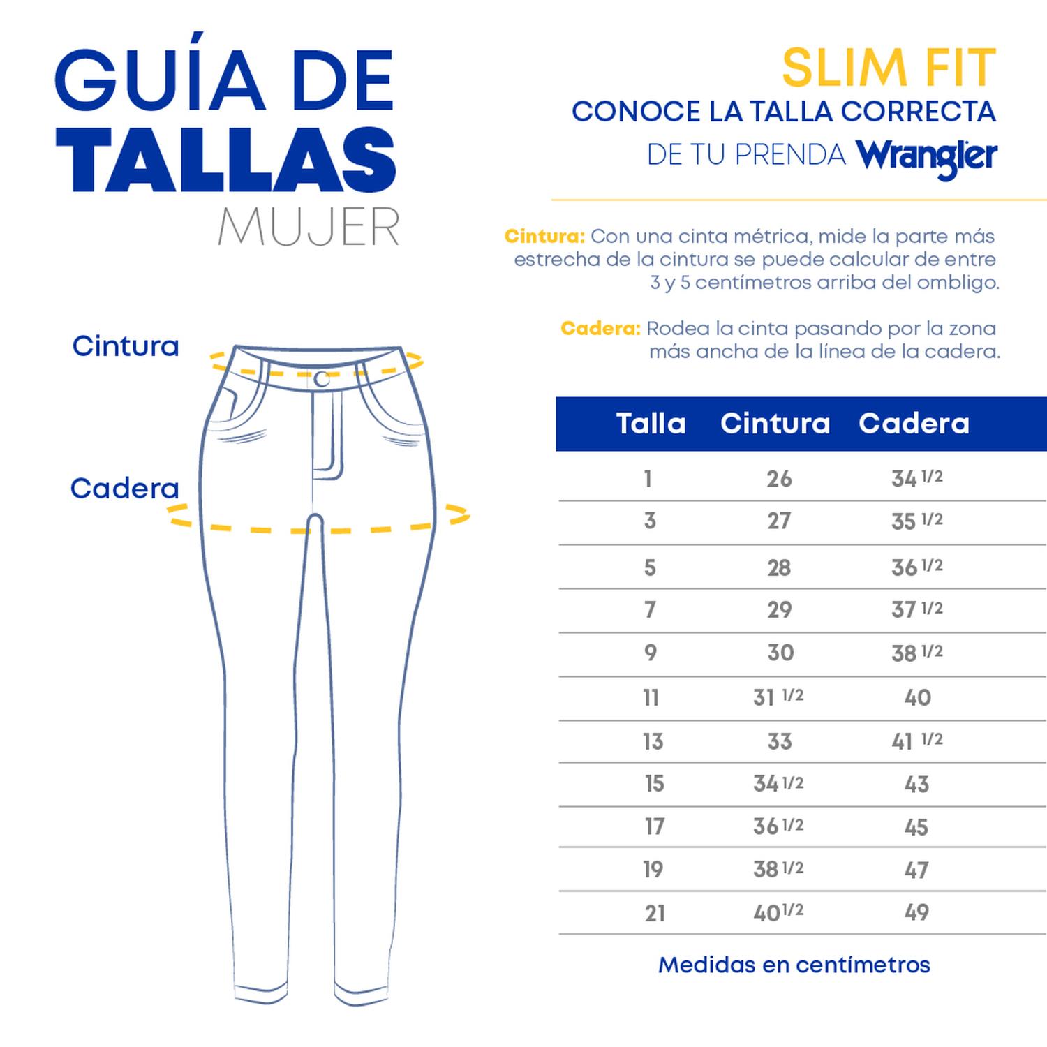 Guía de tallas